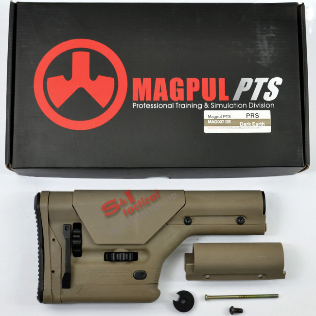 MP PTS PRS Carbine Stock for M4/M16 Series AEG (TAN) Stand fit